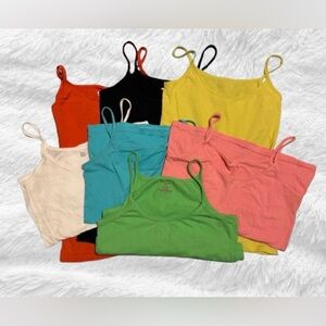 Lot of Gap layering camis, size Medium, multiple colors
